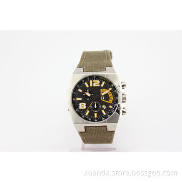 Top quality fashion stainless steel men wrist watch with swiss movementNew